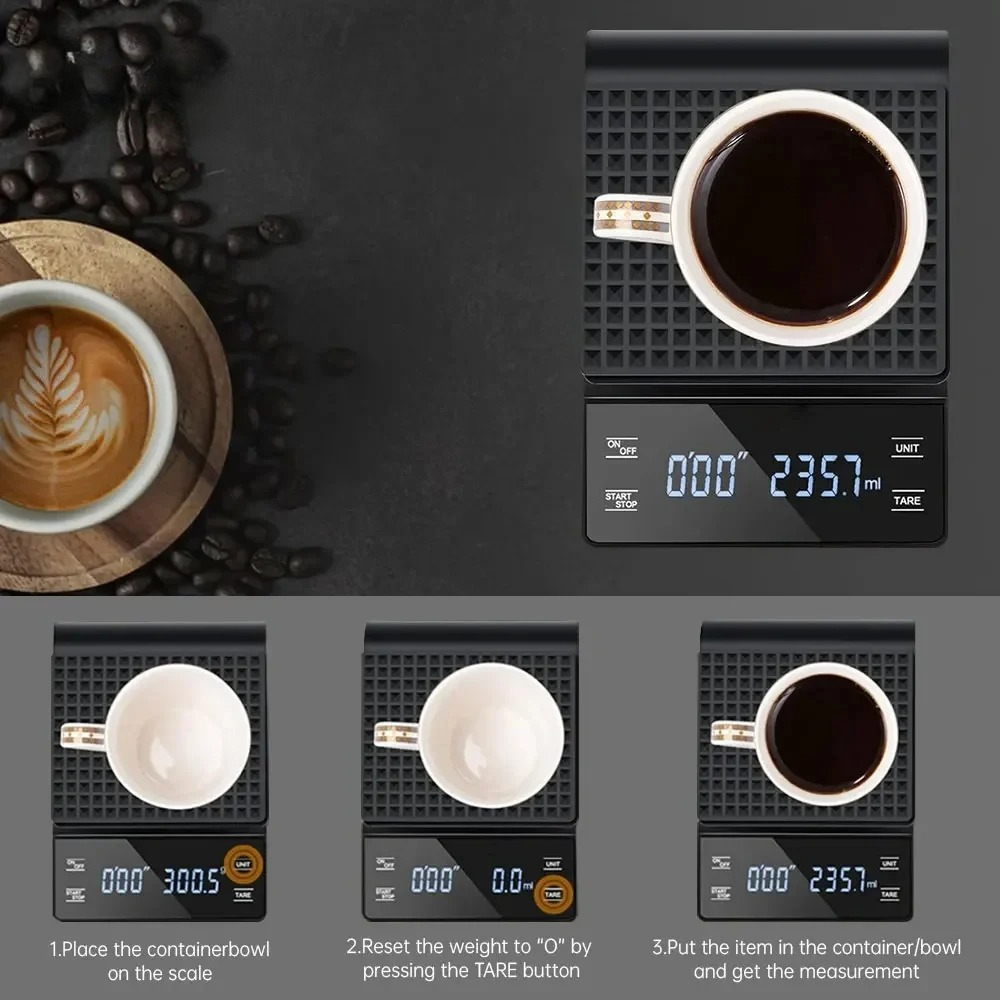 Kitchen Gadgets Smart - Balance électronique intelligente pour café, haute