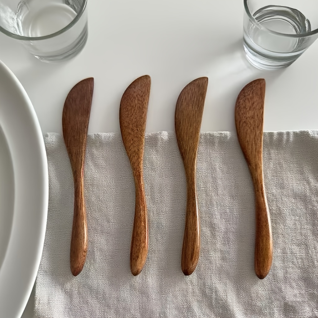 Kitchen Gadgets In Japan - Couteau à marmelade en bois, spatule