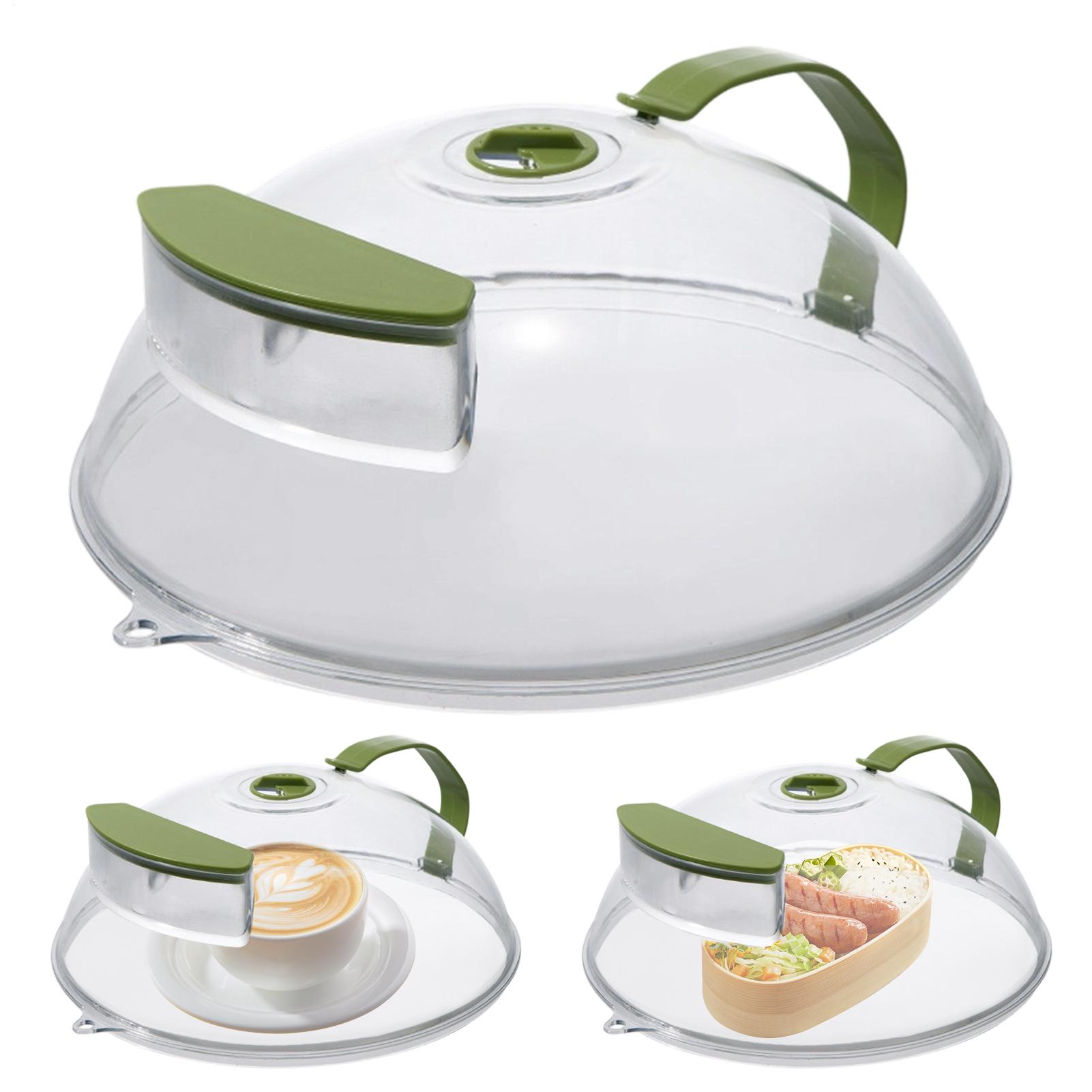 Kitchen Gadgets Modern - Couvercle anti-éclaboussures polyvalent transparent pour micro-ondes