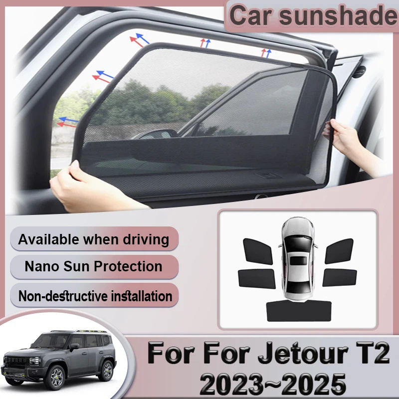 Kitchen Gadgets 2025 - Pare-soleil en maille pour voiture Jetour