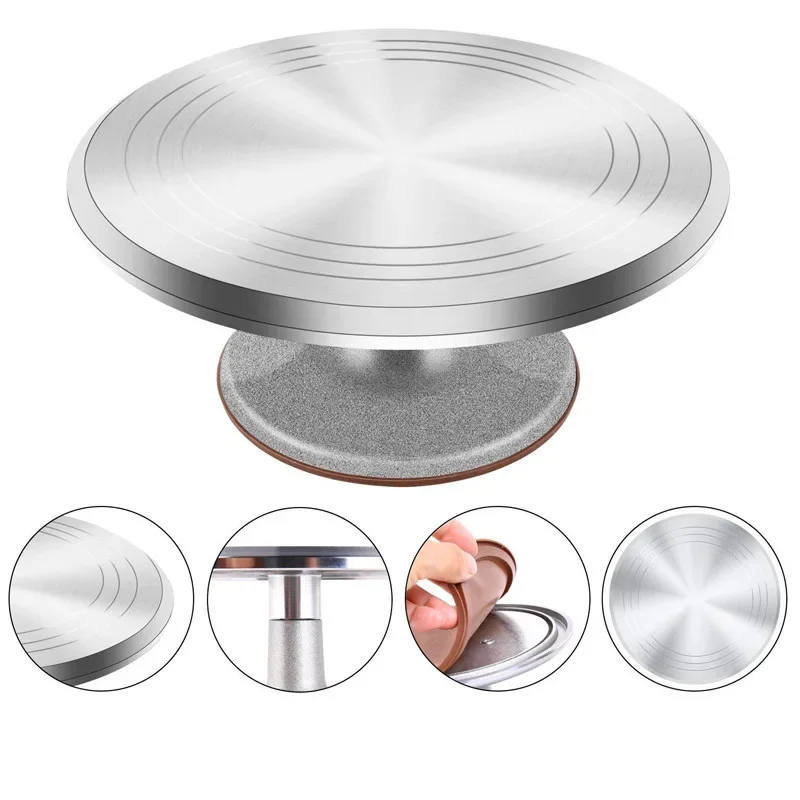 Cake Decorating Turntable - Plateau tournant de gâteau d'anniversaire en