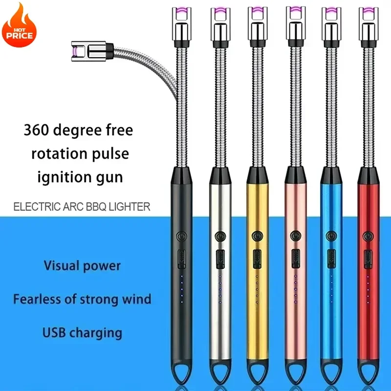 Kitchen Gadgets 2025 - 360 ° Briquet électronique Portable Rechargeable