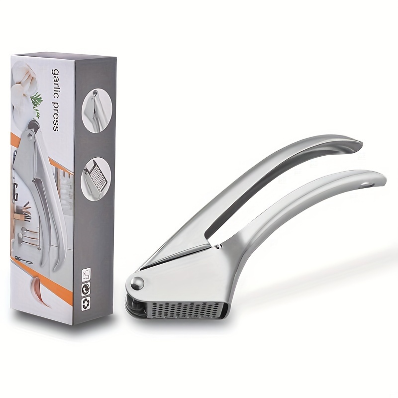 Kitchen Gadgets Smart - Presse-ail manuel en acier inoxydable, porte-pâte