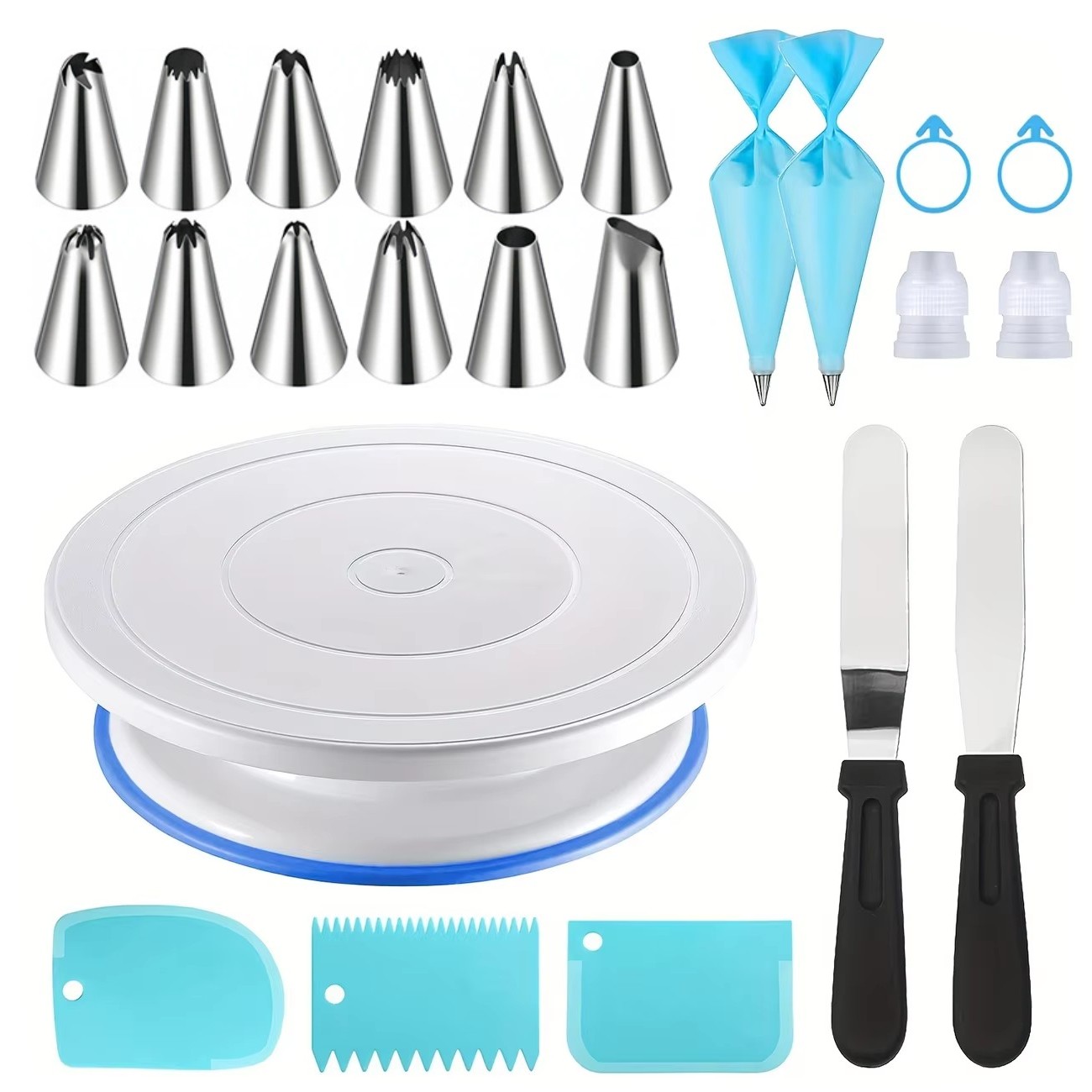 Ensemble de 21 pièces pour la  - Cake Decorating Turntable avis et prix