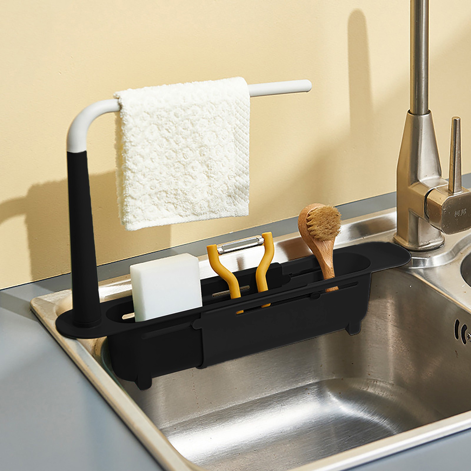 Elescopic-Étagère d'évier de p - Kitchen Gadgets Holder avis et prix