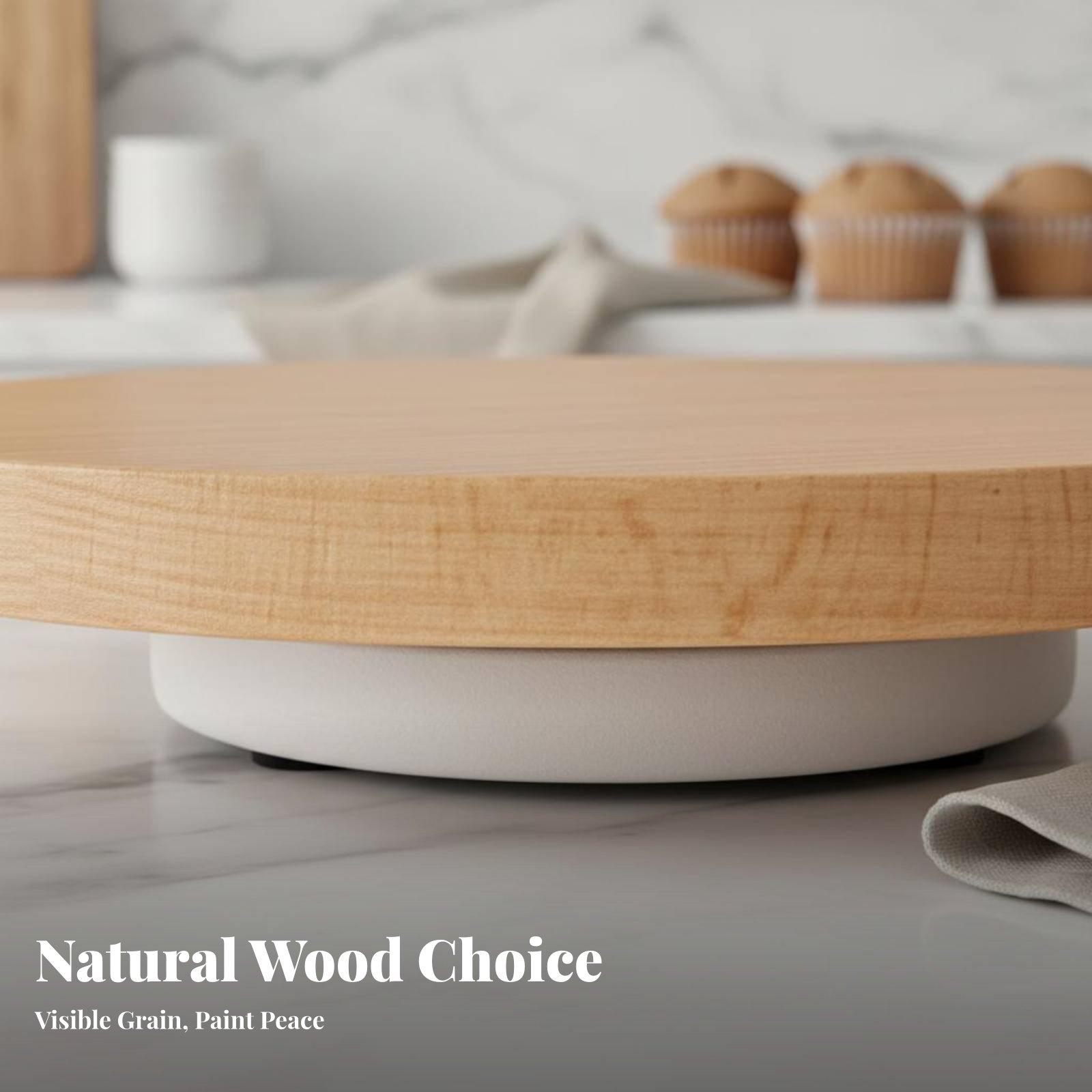 Support tournant en bois massi - Cake Decorating Turntable avis et prix