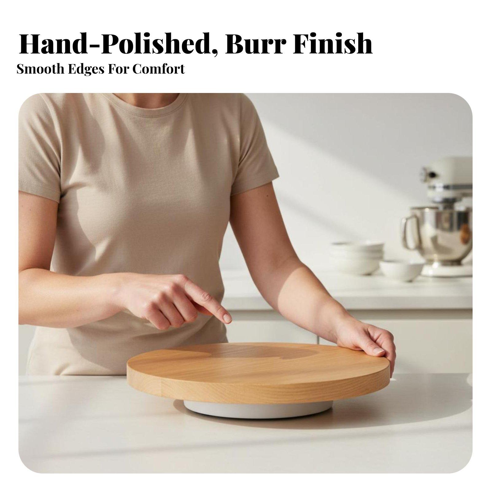 Support tournant en bois massi - Cake Decorating Turntable avis et prix