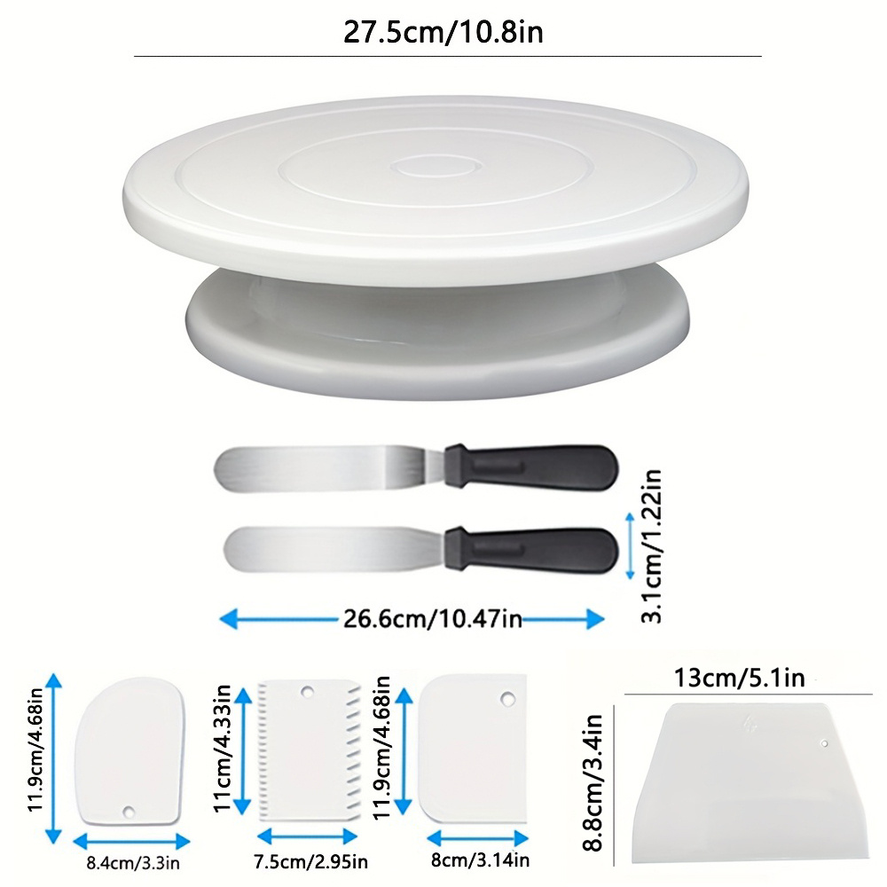 Kit de décoration de gâteaux 7 - Cake Decorating Turntable avis et prix